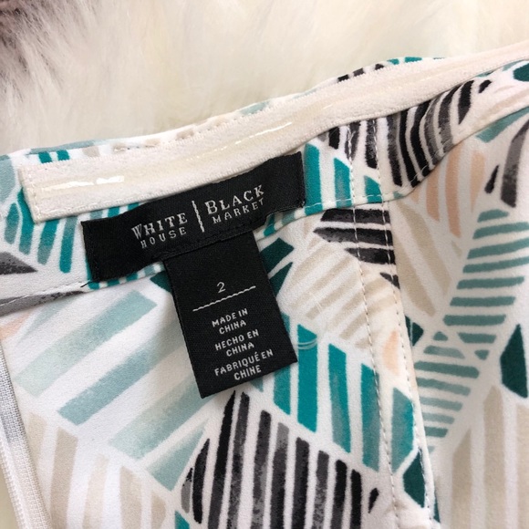 WHBM Line Pattern High-Low Multi-Way Dress - Picture 10 of 15